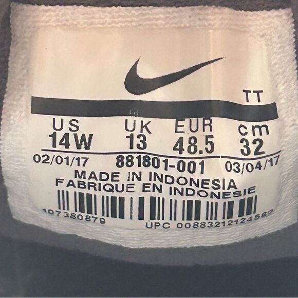 Nike Flex Experience Black Mesh Running Athletic Sneaker Mens Size 14 Wide - Picture 9 of 10